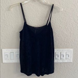Velvet patterned cami. Stunning. Size small NWT